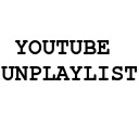 Youtube Unplaylist  screen for extension Chrome web store in OffiDocs Chromium