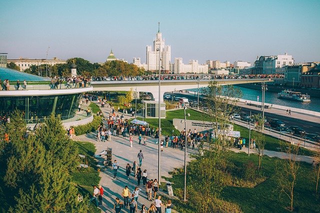 Unduh gratis Zaryadye Park Moscow - foto atau gambar gratis untuk diedit dengan editor gambar online GIMP