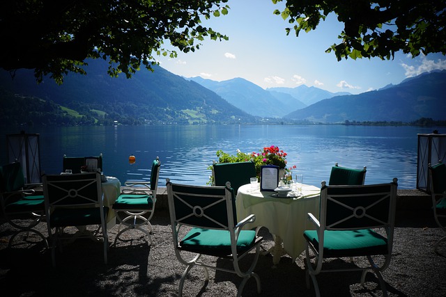 Free download zell am see lakeside terrace free picture to be edited with GIMP free online image editor