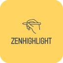Zen Highlight  screen for extension Chrome web store in OffiDocs Chromium