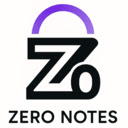 ZeroNote  screen for extension Chrome web store in OffiDocs Chromium