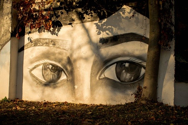 Unduh gratis Zhitomir Street Art Eyes - foto atau gambar gratis untuk diedit dengan editor gambar online GIMP