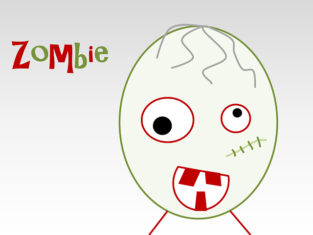Free download Zombie Death Monster -  free illustration to be edited with GIMP free online image editor