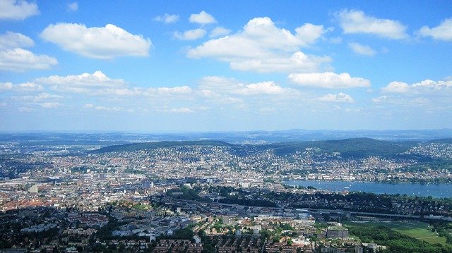 Template Photo Zurich Panorama Switzerland -  for OffiDocs