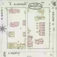 免费下载 1887 年桑福德火灾地图 - 伊利诺伊州迪凯特 免费照片或图片可使用 GIMP 在线图像编辑器进行编辑