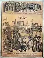 Free download 1890 Fairbury Fair Poster After Stretching With Digital Camera And Touch Up free photo or picture to be edited with GIMP online image editor