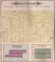 Free download 1893 Plat Book By Ogle with Belle Prairie Township, Illinois Map free photo or picture to be edited with GIMP online image editor