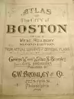 Free download 1896 Bromley Map of Jamaica Plain free photo or picture to be edited with GIMP online image editor