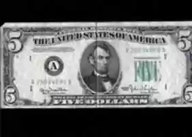 Free download 1950 FIVE DOLLAR FEDERAL RESERVE NOTE  free photo or picture to be edited with GIMP online image editor