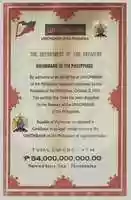 Free download 1972 PHL UBP Department Of Treasury free photo or picture to be edited with GIMP online image editor
