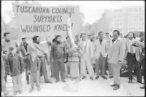 Free download 1973 NC Tuscarora Indian Civil Rights Protest free photo or picture to be edited with GIMP online image editor