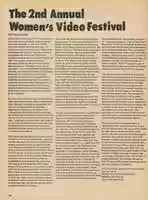 Free download 1973 Second Annual NYWVF Write Up In Women And Film 1974 free photo or picture to be edited with GIMP online image editor