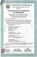 Free download 1983 SWZ Swiss UBS Certificate Of Depositor Of Ownership 1 free photo or picture to be edited with GIMP online image editor