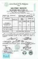 Free download 1983 UAE DUBAI Delivery Receipt free photo or picture to be edited with GIMP online image editor