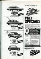 Free download 1988 advertisement for Austin cars free photo or picture to be edited with GIMP online image editor
