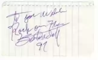 Free download 1997 BO DIDDLEY AUTOGRAPH free photo or picture to be edited with GIMP online image editor