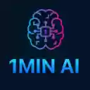 1min.AI Extension  screen for extension Chrome web store in OffiDocs Chromium