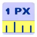 1px: Simple ruler  screen for extension Chrome web store in OffiDocs Chromium