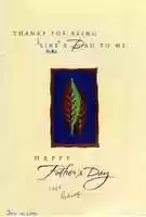 Free download 2002 Robert Mueller Walker Fathers Day Card free photo or picture to be edited with GIMP online image editor