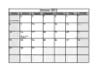 Descărcarea gratuită a șablonului pentru calendar lunar 2012 DOC, XLS sau PPT pentru a fi editat gratuit cu LibreOffice online sau OpenOffice Desktop online