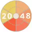 2048 by SelfCode  screen for extension Chrome web store in OffiDocs Chromium