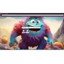 3d cartoon character  screen for extension Chrome web store in OffiDocs Chromium