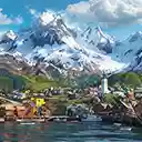 3D Cartoon Latin American Village Scenery  screen for extension Chrome web store in OffiDocs Chromium