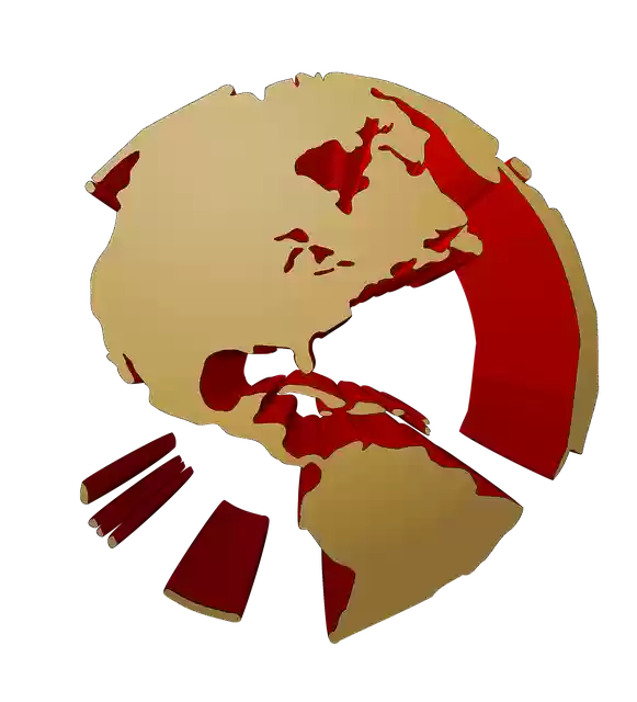 Free download 3D Globe Extrusion -  free illustration to be edited with GIMP free online image editor