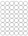 Free download 4292 Template for 1.25 Round Labels ProfessionalLabel.com Microsoft Word, Excel or Powerpoint template free to be edited with LibreOffice online or OpenOffice Desktop online