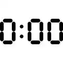 7 segment clock  screen for extension Chrome web store in OffiDocs Chromium