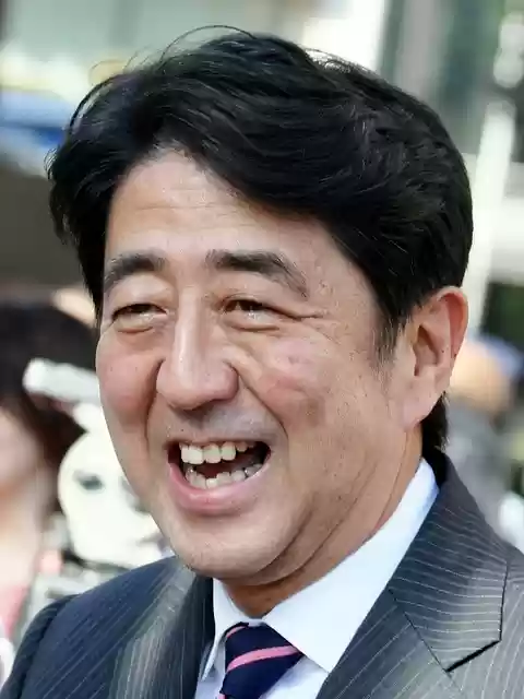 Free download abe shinzo person portrait face free picture to be edited with GIMP free online image editor