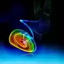 Abstract Digital Art  screen for extension Chrome web store in OffiDocs Chromium