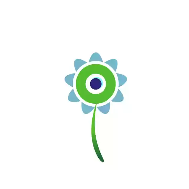 ดาวน์โหลดฟรี Abstract Flower Blue - ภาพประกอบฟรีที่จะแก้ไขด้วย GIMP โปรแกรมแก้ไขรูปภาพออนไลน์ฟรี