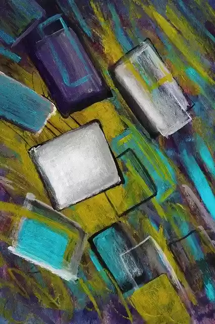 Free download Abstract Geometric Acrylic -  free illustration to be edited with GIMP online image editor