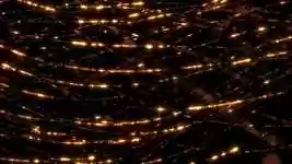 Free download Abstract Golden Particle Motion -  free video to be edited with OpenShot online video editor