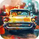 A car with vibrant water colors  screen for extension Chrome web store in OffiDocs Chromium