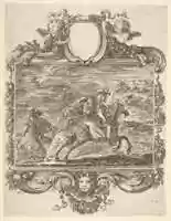 Free download A Cavalier and a Lady on Horseback, or Clovis Abducting Clotilde free photo or picture to be edited with GIMP online image editor