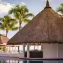 a chic bar at the poolside of a beach resort  screen for extension Chrome web store in OffiDocs Chromium