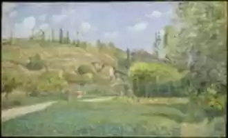 Free download A Cowherd at Valhermeil, Auvers-sur-Oise free photo or picture to be edited with GIMP online image editor