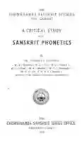 Free download A Critical Study of Sanskrit Phonetics free photo or picture to be edited with GIMP online image editor