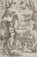Free download Adam in the Garden of Eden, Naming the Animals free photo or picture to be edited with GIMP online image editor