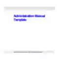 Бесплатно загрузите шаблон руководства по администрированию Шаблон DOC, XLS или PPT, который можно бесплатно редактировать с помощью LibreOffice в Интернете или OpenOffice Desktop в Интернете