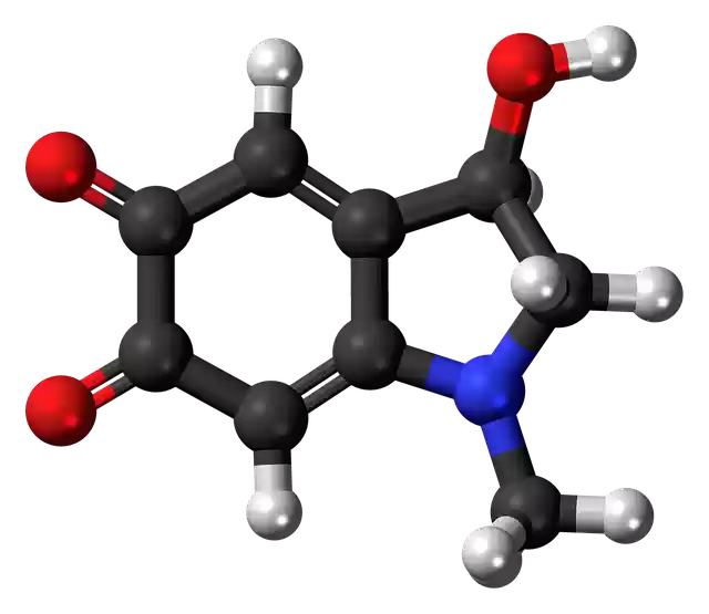 Free download Adrenochrome Molecule Model -  free illustration to be edited with GIMP free online image editor
