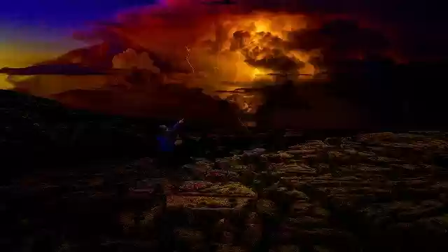 Free download Adventure Storm Peak -  free illustration to be edited with GIMP free online image editor