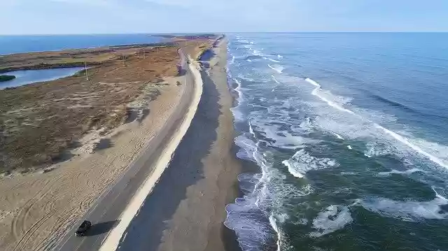 Free download Aerial Drone Beach -  free photo or picture to be edited with GIMP online image editor