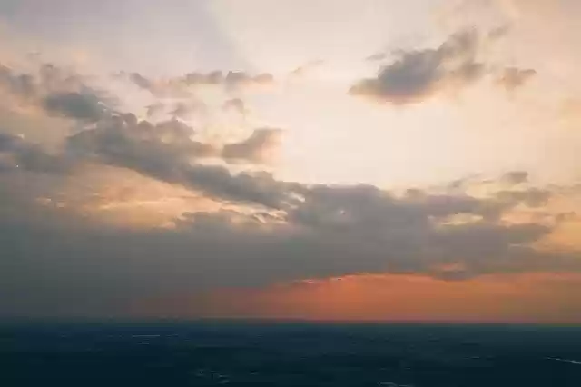Free download Aerial Drone Sunset -  free photo or picture to be edited with GIMP online image editor