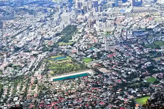 Free download Aerial From Table Mountain South -  free free photo or picture to be edited with GIMP online image editor