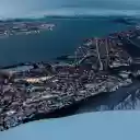 Aerial View of Tromsø at Twilight in Winter  screen for extension Chrome web store in OffiDocs Chromium