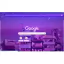 Aesthetic Purple Theme  screen for extension Chrome web store in OffiDocs Chromium