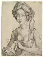 Free download A Foolish Virgin in Half-Figure free photo or picture to be edited with GIMP online image editor